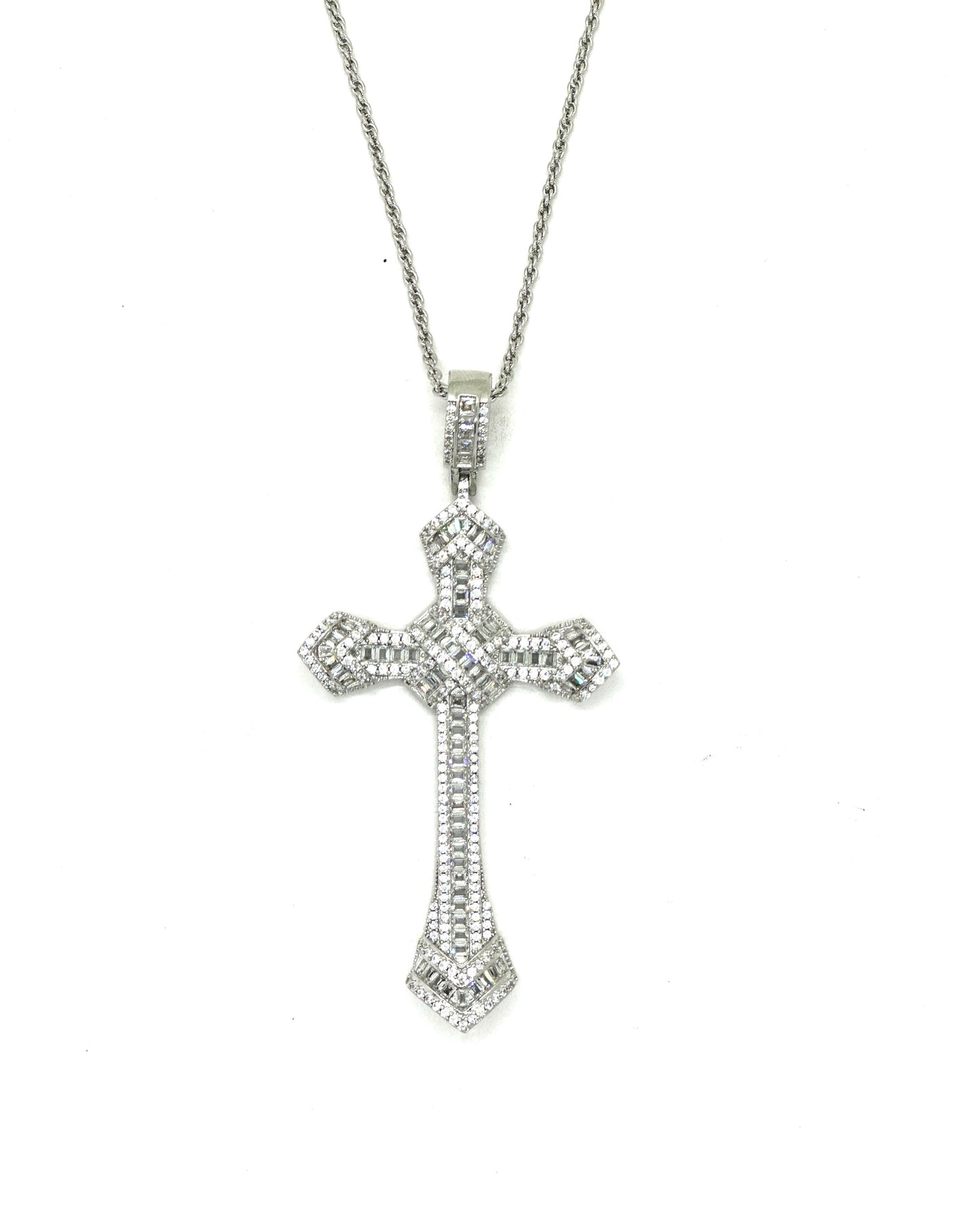 ICED OUT Cross Pendant