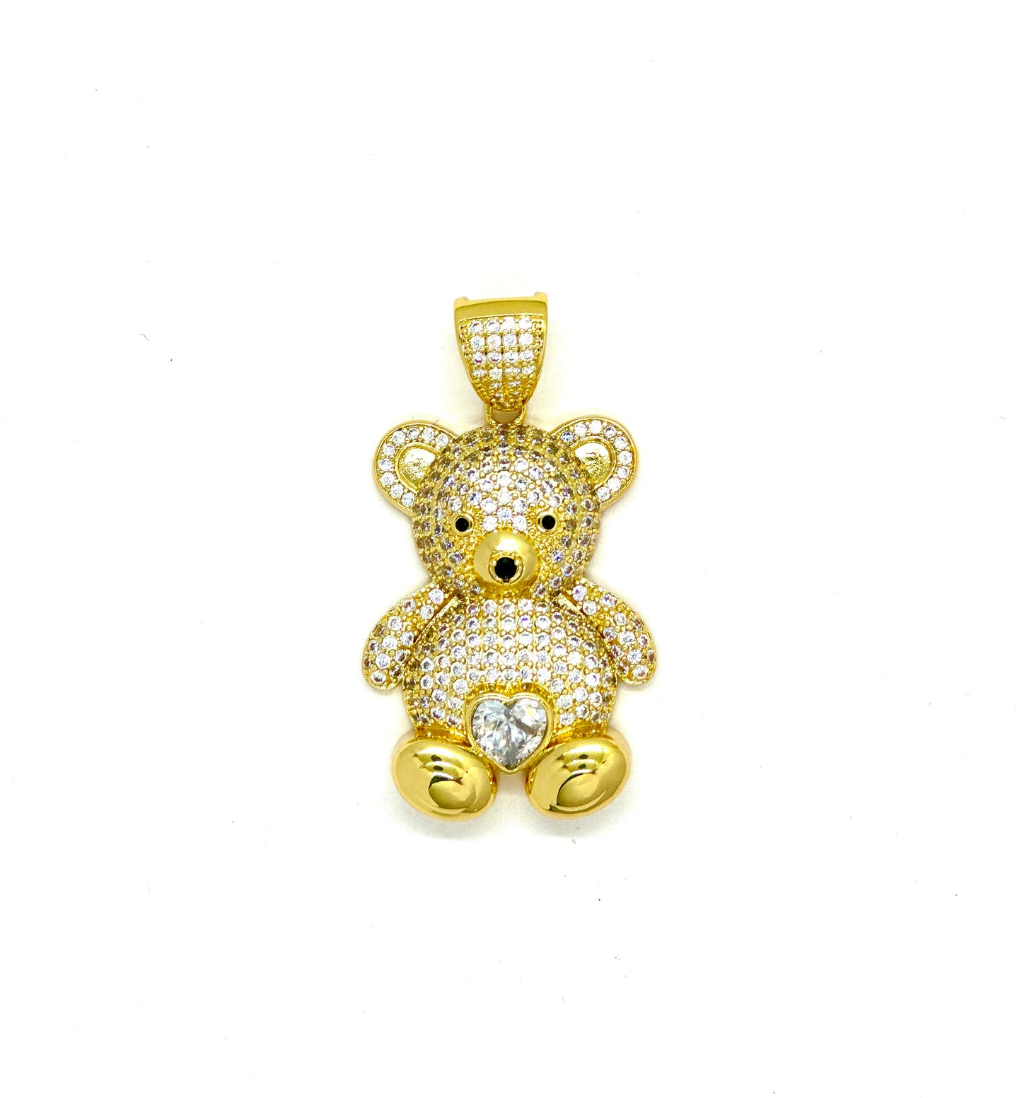 Gold Teddy Pendant