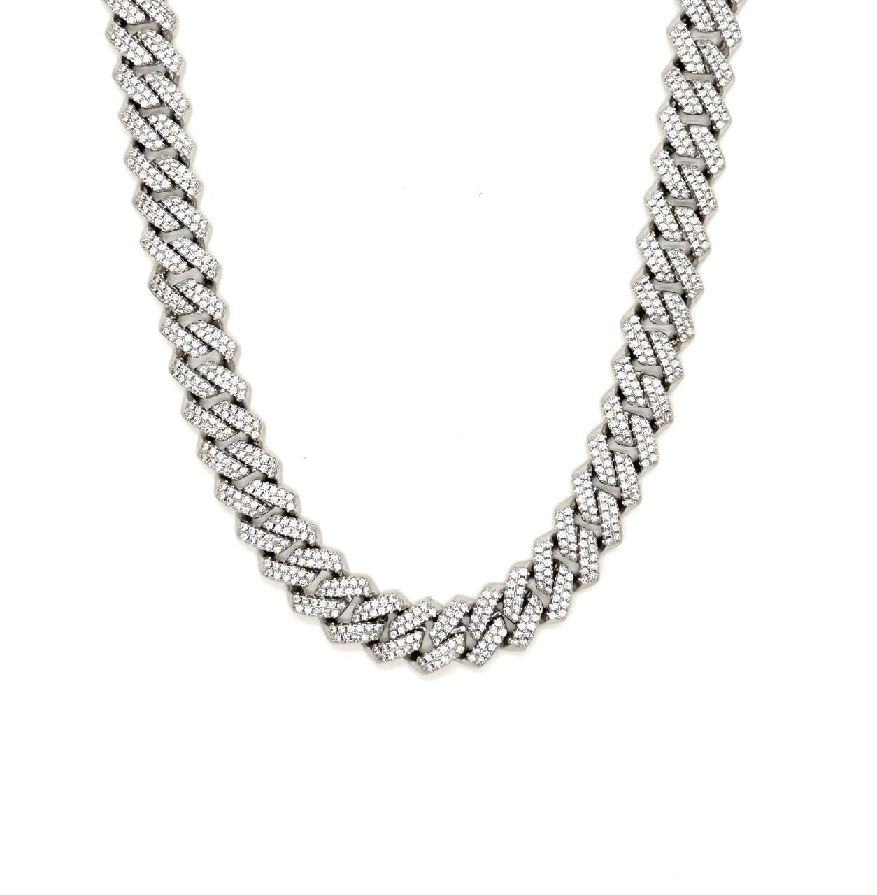 Iced-Out Cuban Link Chain
