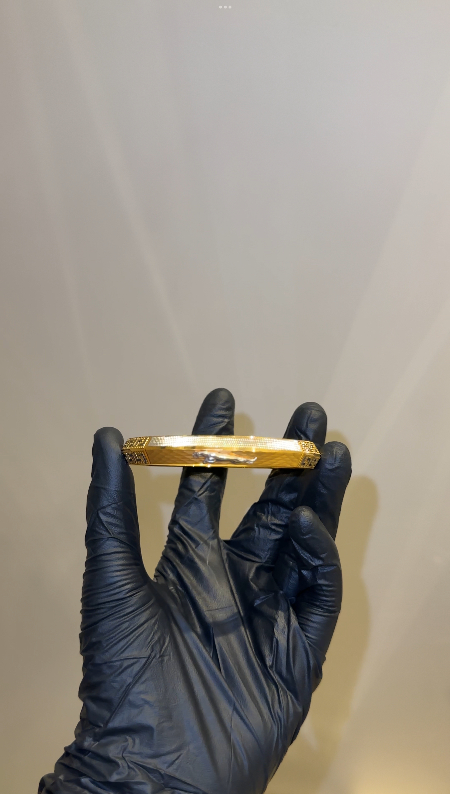 Elite Mesh Finish Kada – 1gm Plated