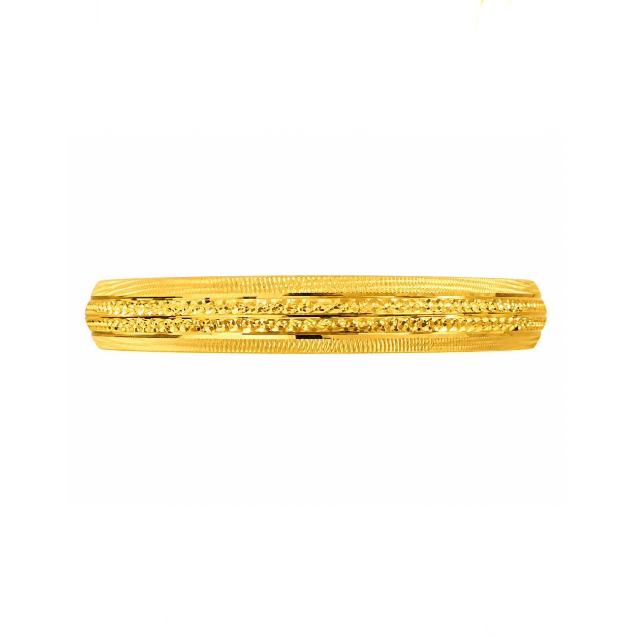 Dual-Tone Edge Kada – 1gm Plated