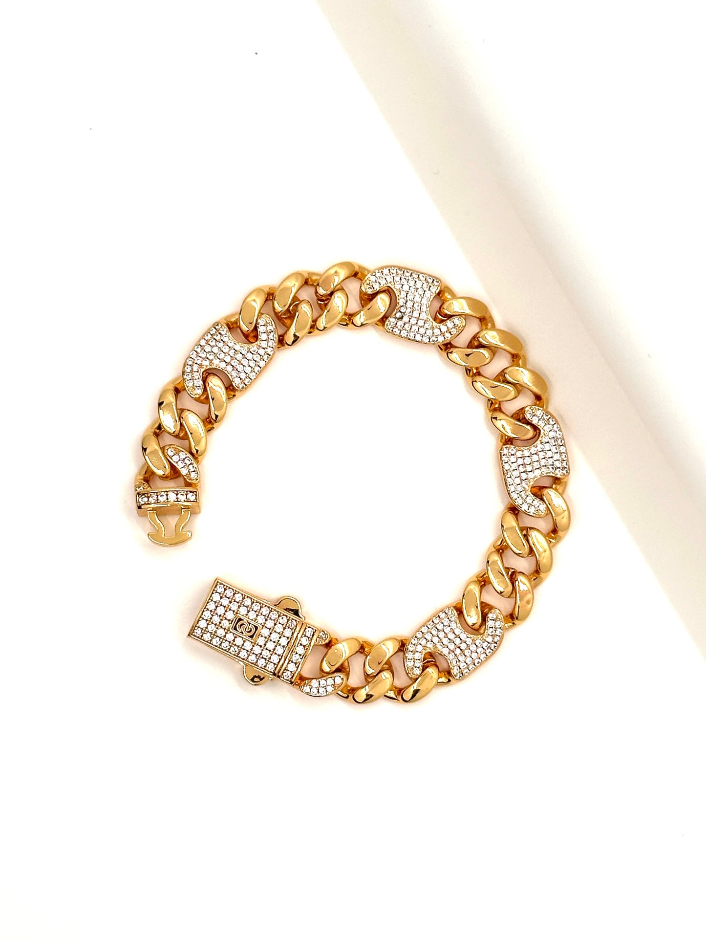 Éclat Royale Cuban Chain + Majestic Glimmer Cuban Link Bracelet Bundle