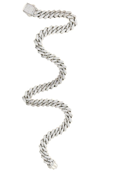 Iced-Out Cuban Link Chain
