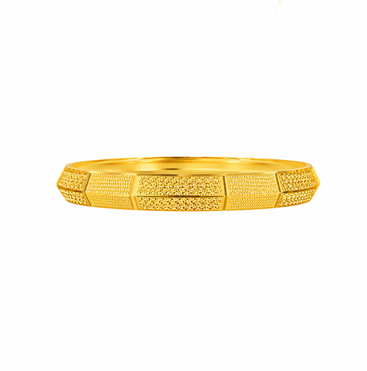 Classic Plain Gold Kada – 1gm Plated