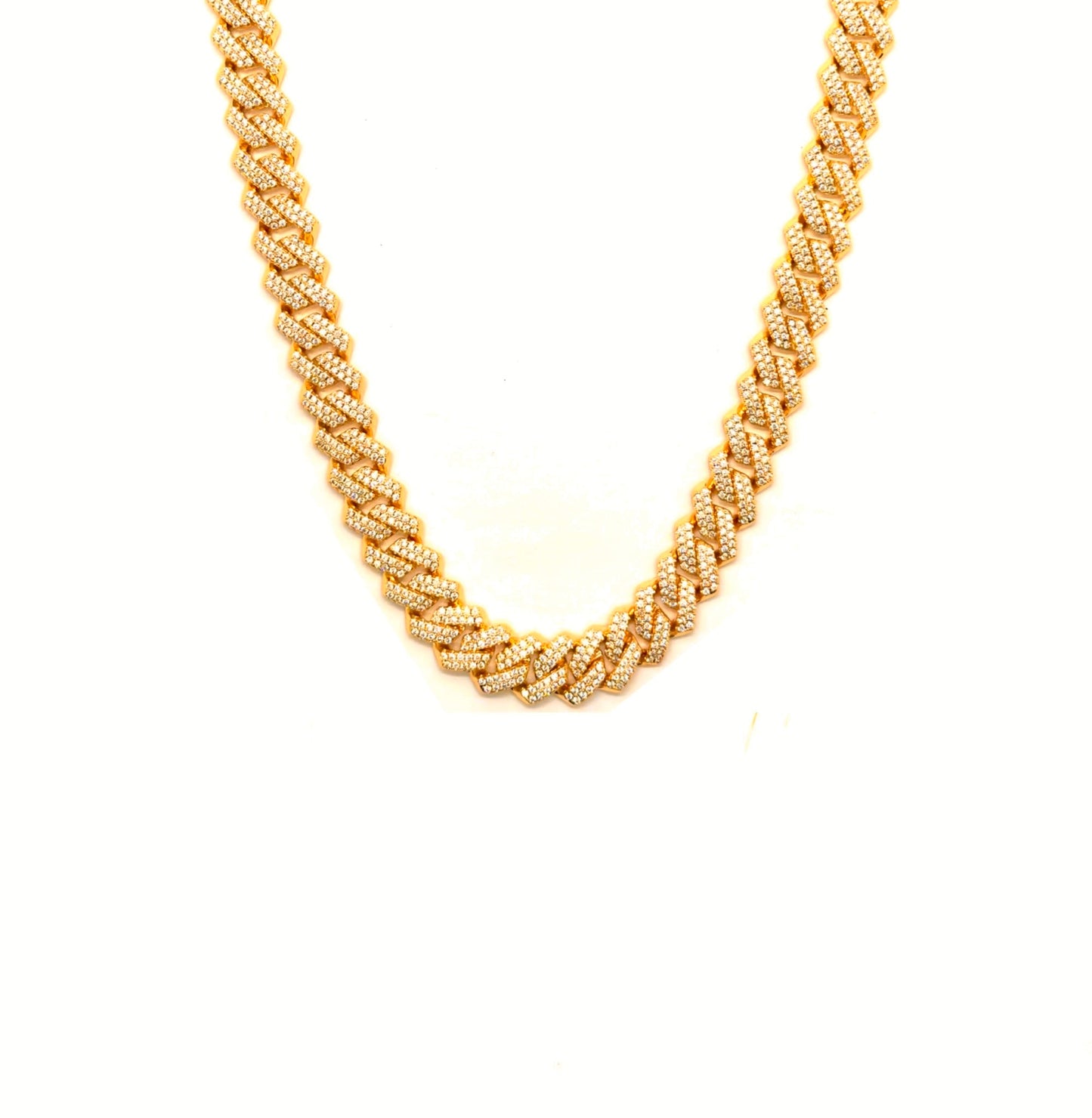 Gemonte Golden Bracelet + Gemonte Iced Cuban Chain Bundle
