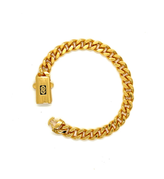 Radiant Elegance Cuban Bracelet