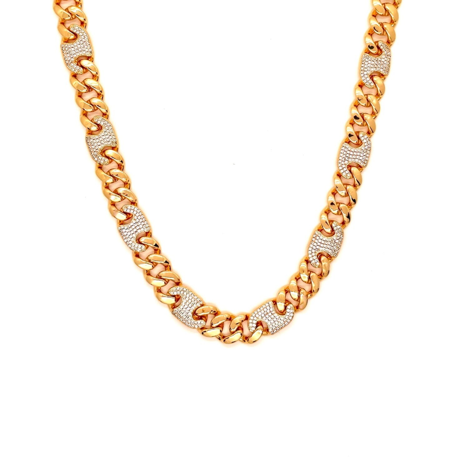 Éclat Royale Cuban Chain + Majestic Glimmer Cuban Link Bracelet Bundle
