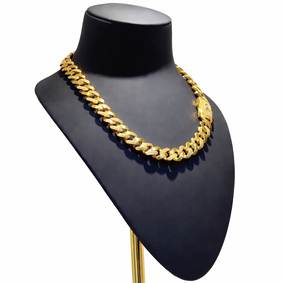 Moiza Cuban Chain + JD Zupion Bracelet Bundle