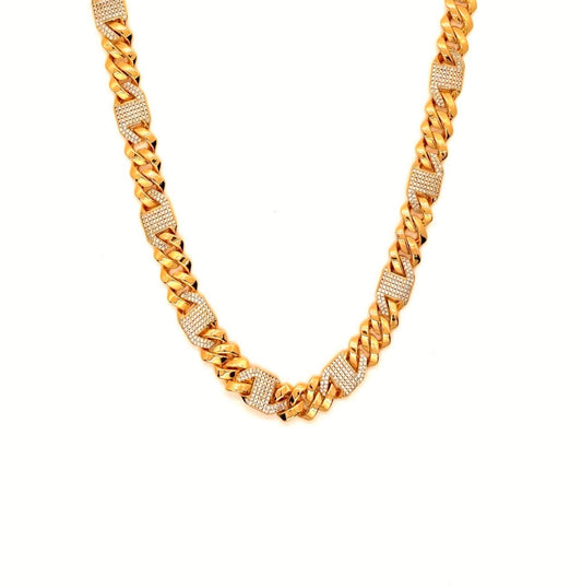 Cadena Chain + Regal Radiance Cuban Link Bracelet Bundle