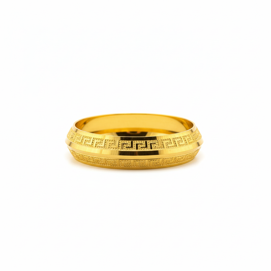 Classic Plain Gold Kada – 1gm Plated