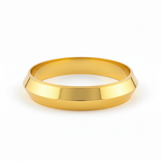 Royal Diamond-Cut Kada – 1gm Plated