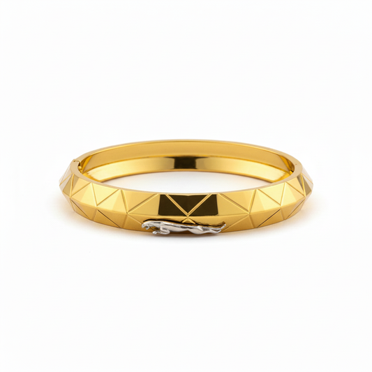 Elite Mesh Finish Kada – 1gm Plated