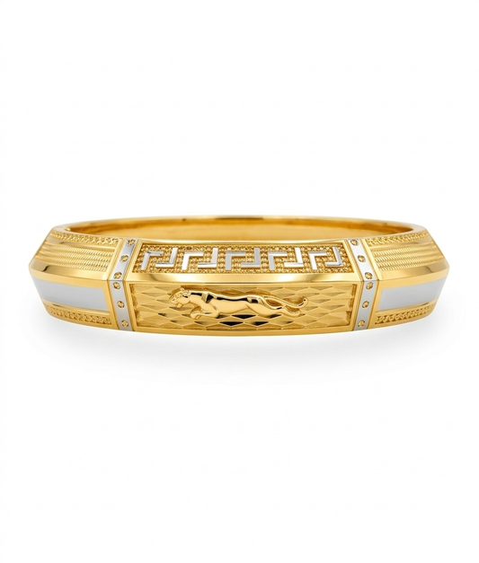 Imperial Textured Greek Kada – 1gm Plated