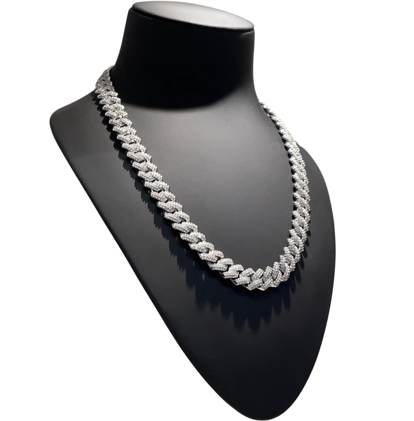 Iced-Out Cuban Link Chain