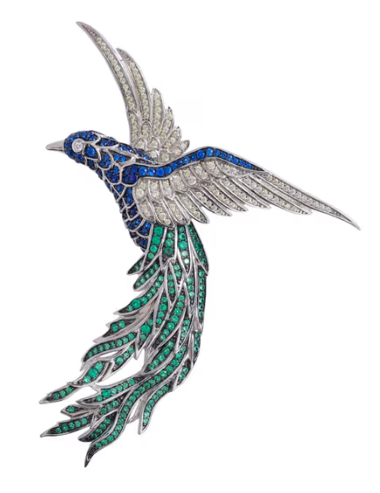 Royal Peacock Brooch