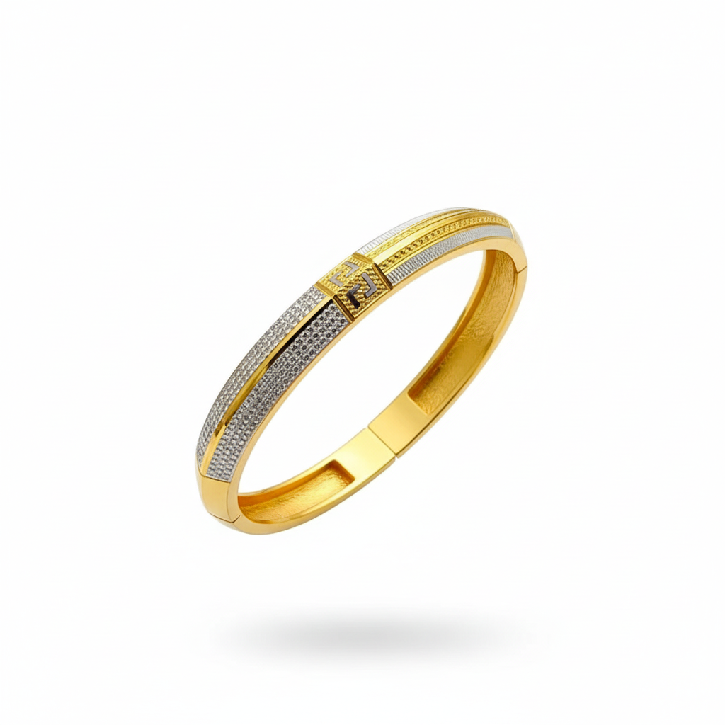 Gold Kada - White Background No Hand
