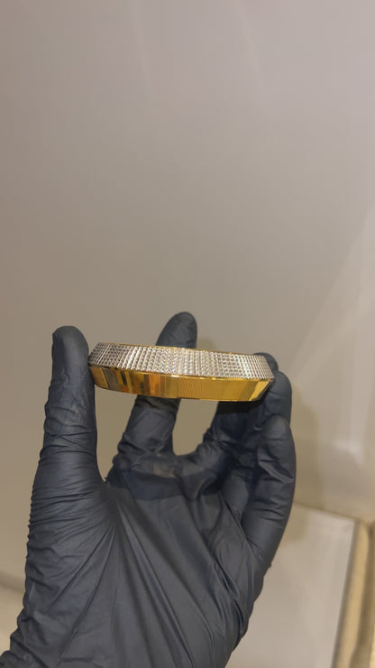 Classic Plain Gold Kada – 1gm Plated