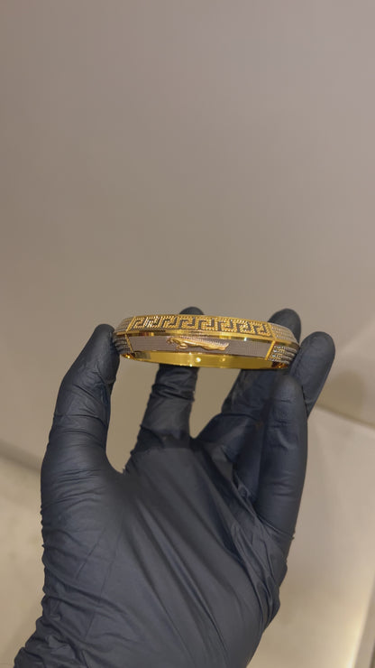Imperial Textured Greek Kada – 1gm Plated